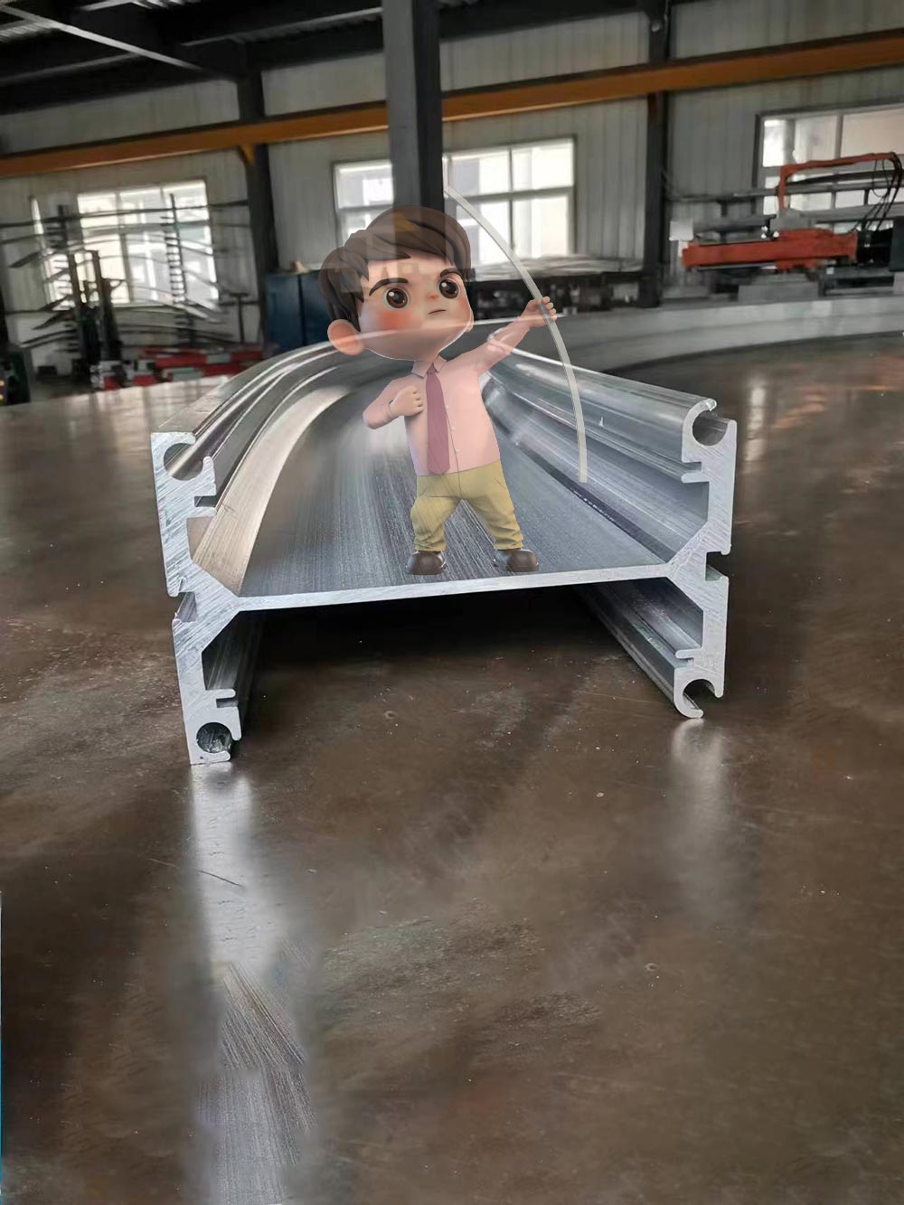 Luftfolie I-förmiges Aluminium dehnt und biegt sich